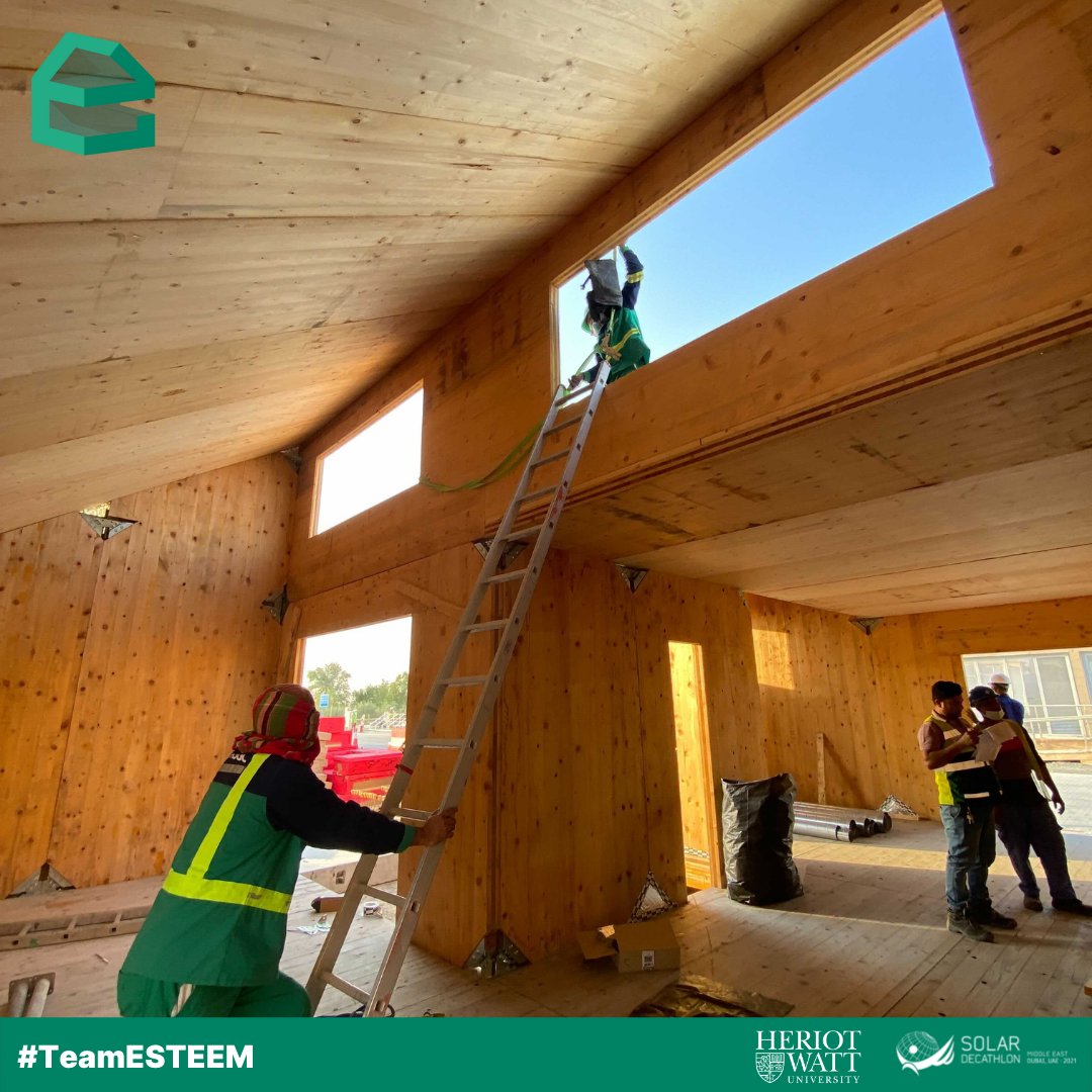 teamesteem2020's tweet photo. TeamESTEEM assembly day 8Heavy check mark
Round pushpinDubai

#HWU #EXPODubai2020 #HeriotWatt
#HeriotWattDubai #SDME #teamesteem #sustainable #sustainability #timber #Dubai #clt #expodubai2021 https://t.co/SvmT3rJmhq
