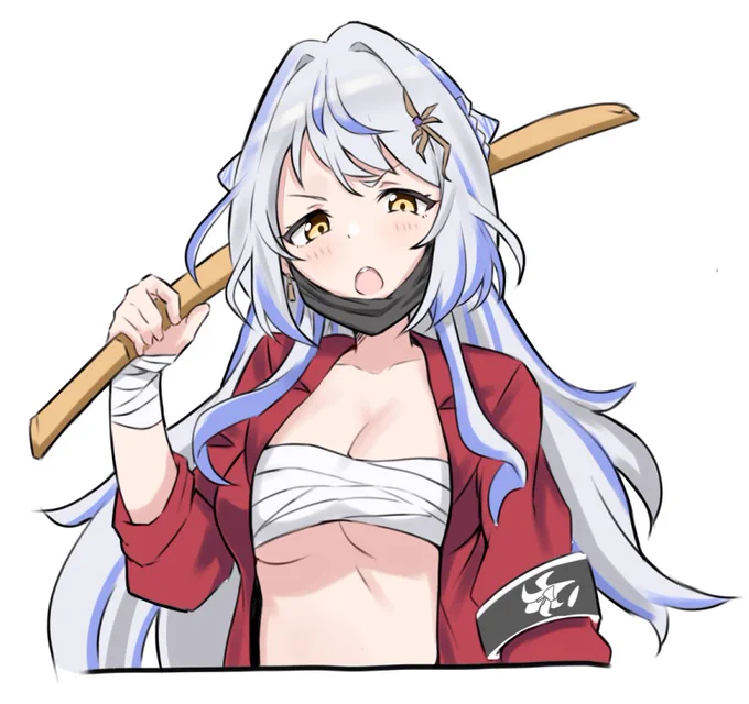 もうイメージはこれになってきた 
#画伯ユリ 