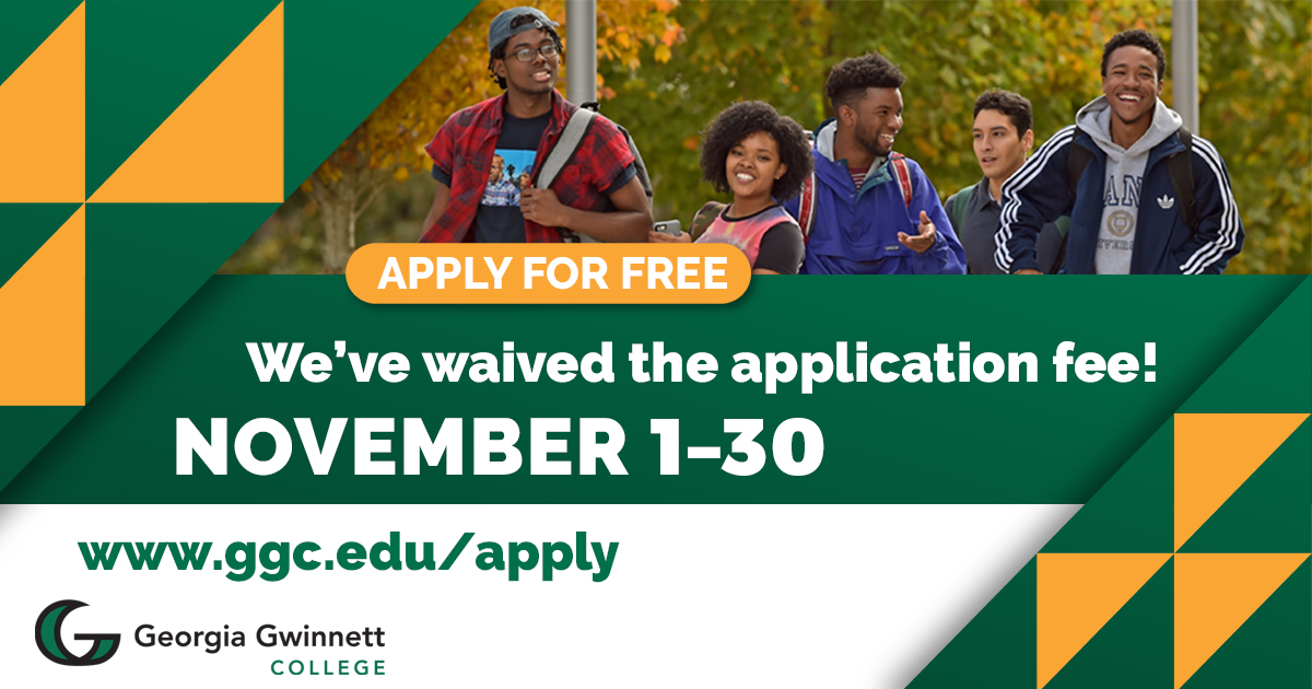 In honor of GA Apply to College Month, we're waiving the $30 app fee for the whole month of November! There's no better time to apply for one of upcoming semesters than now! Ready to become a Grizzly? Visit tinyurl.com/5rdkwk23 to get started! #GGC #APPLY #GRIZZLYPRIDE