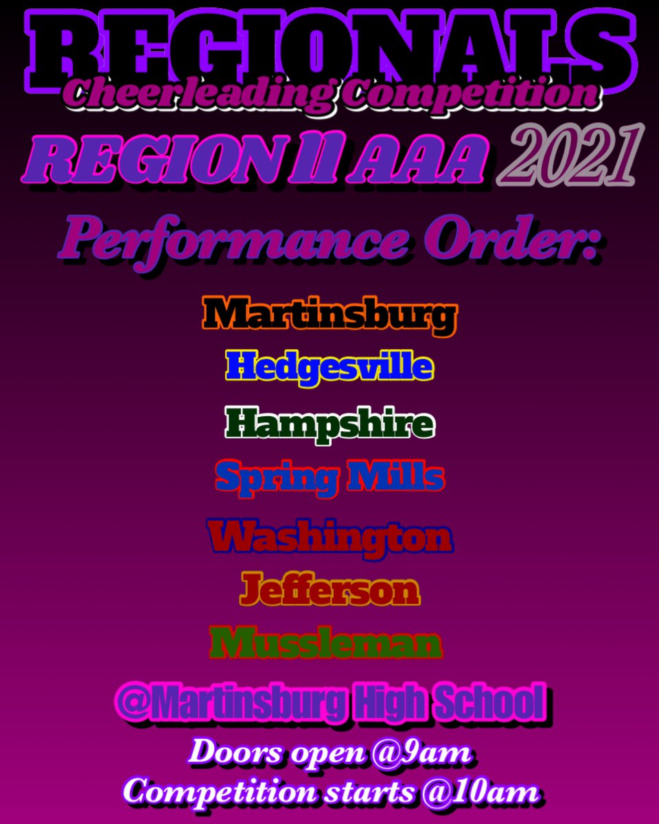 WHOS READY FOR REGIONALS? 📣