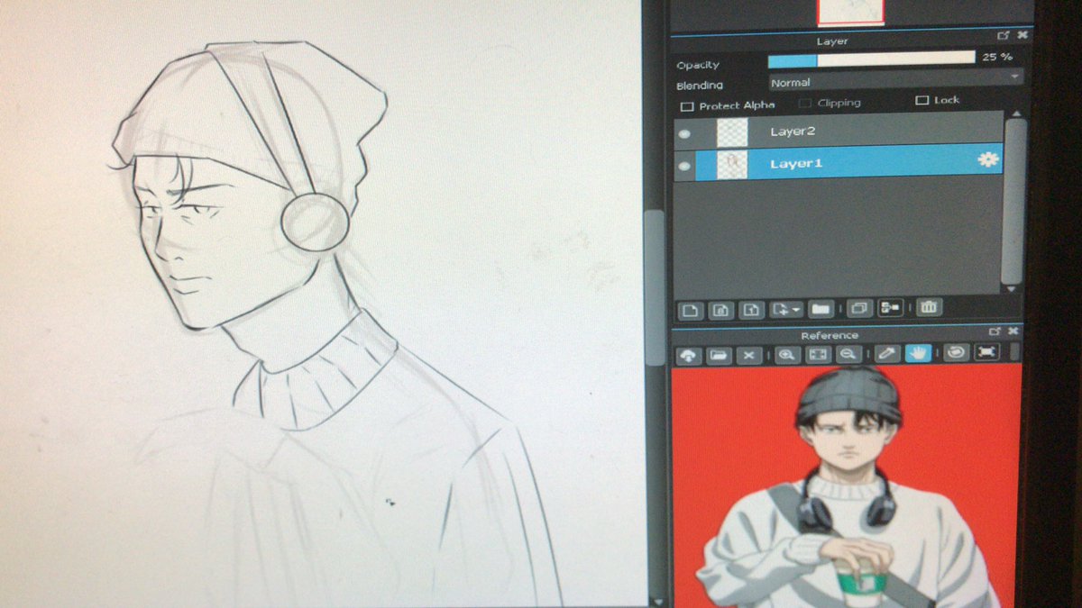 aryartistics's tweet photo. #wip tried to draw Levi based on the new official art. Hopefully, I can finish this soon lol 💪🏻🔥 https://t.co/WfNPWOWZp3