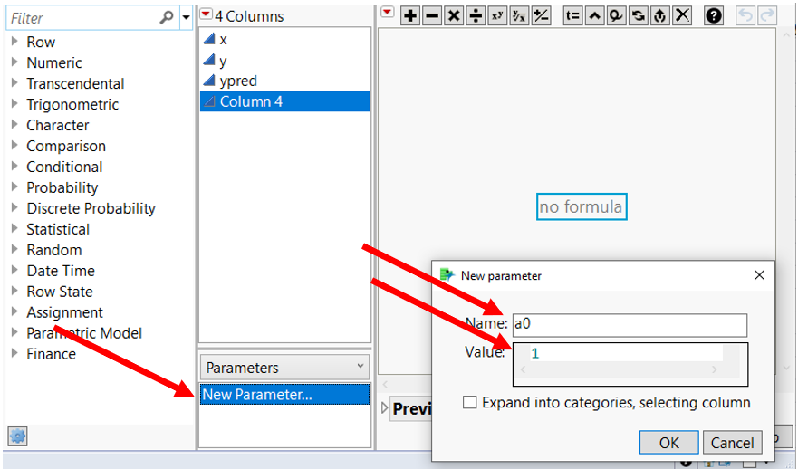JMP_tips's tweet photo. Learn how to use Formula Editor to create 10 unknown parameters that need to be determined in order to fit piecewise functions with JMP's Nonlinear platform. See how to work through 7 steps. https://t.co/Cc4D7p85Yf

#JMP #analytics #NonlinearModels https://t.co/BxHoykn4b9