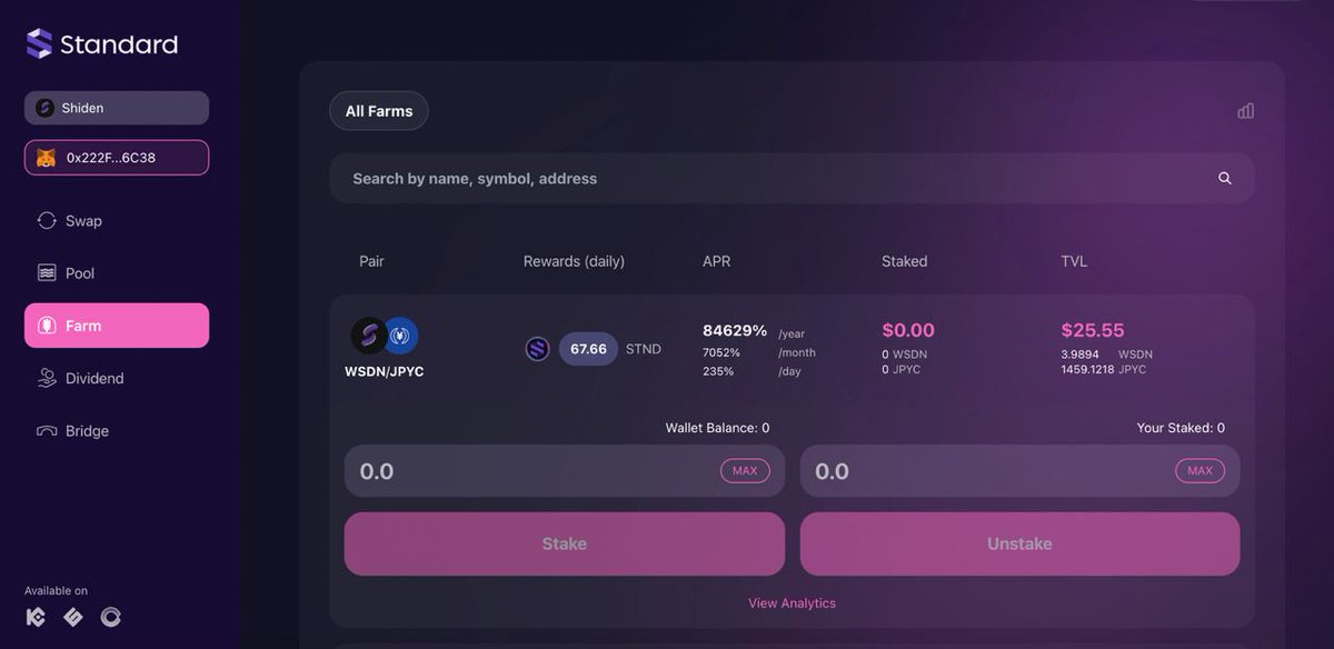 iter_cx's tweet photo. 💎 WSDN/JPYC
👩🌾 https://t.co/Lvs5kq6Fq5
📣 What are you waiting for?
$STND #standarddefi https://t.co/CCoDhSHgfa