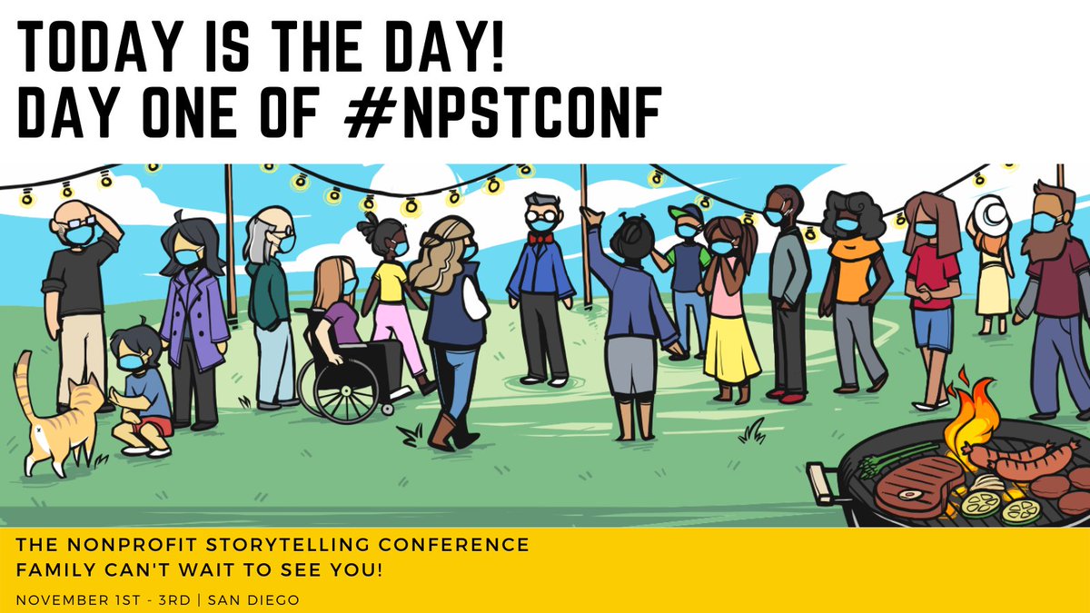 NPStoryConf's tweet photo. Today is DAY 1 and we are flipping excited. 
Are you attending live or virtually? 

#npstconf #ConferenceSeason #NonprofitFundraising https://t.co/kRSulL6by5