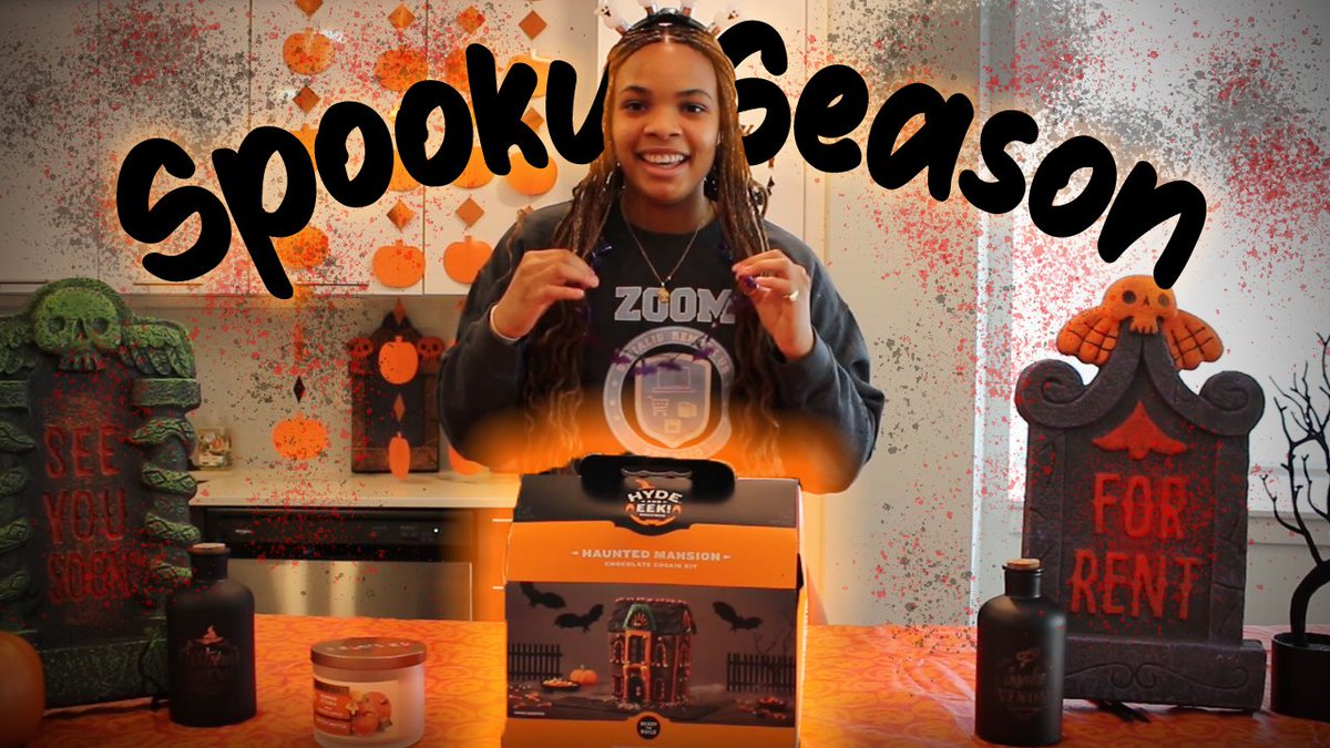 MineOkoloko's tweet photo. 2nd Halloween YouTube video is out! #halloween #spookyseason #cookiehouse #studentlife #collegelife #youtube #vlogger https://t.co/ZZXOl7zpcw