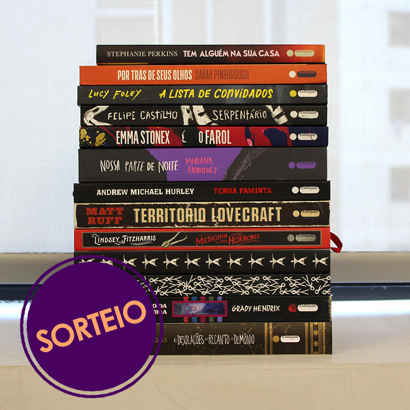 Boo! Vamos sortear três vencedores que poderão escolher um livro bem trevoso! 🎃

Siga o nosso perfil, dê RT neste tweet (PUBLICAMENTE) e preencha o formulário no link: bit.ly/2ZDRKOU

⚠️ Resultado: 03/11