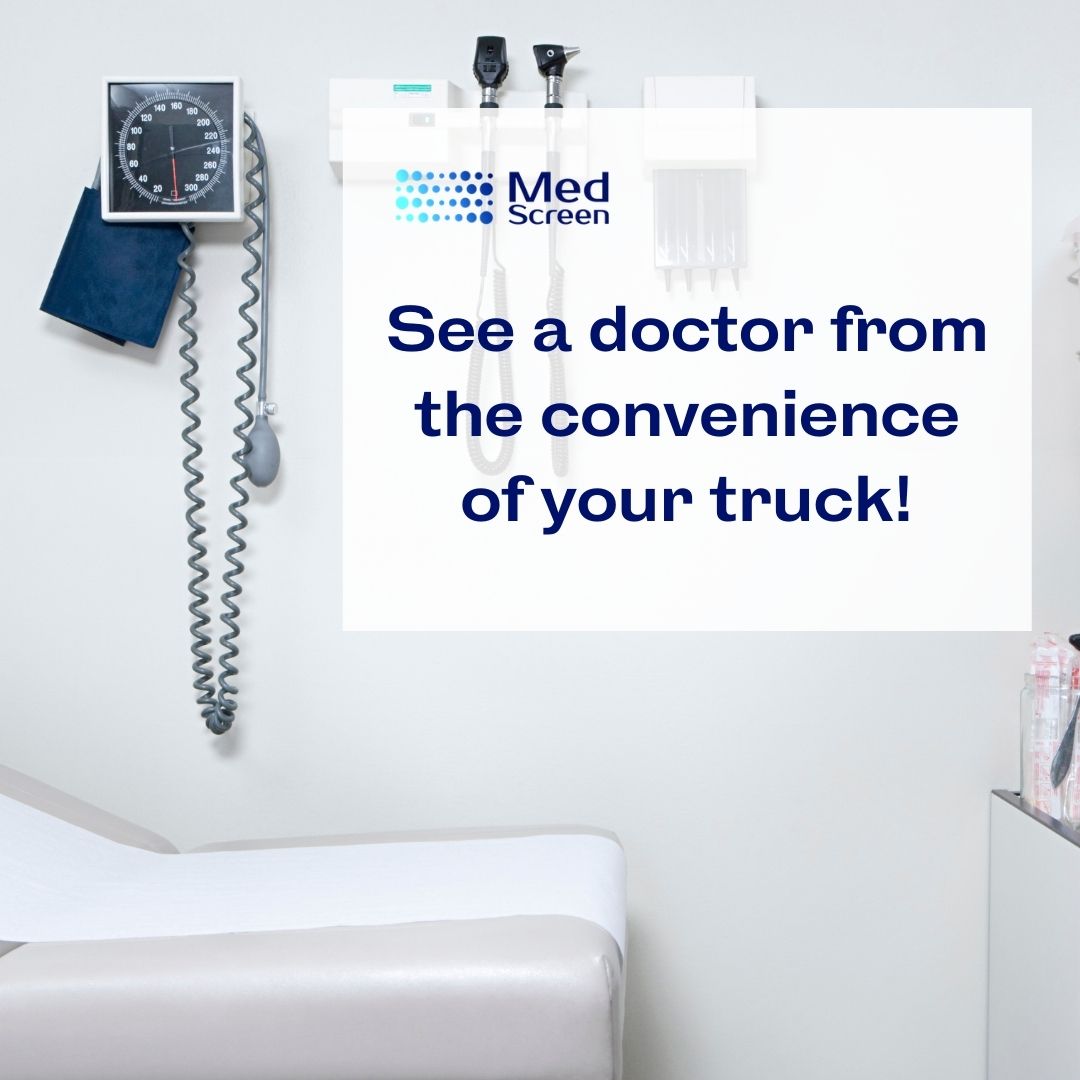 We understand life on the road can be unpredictable, so we've got you covered with medical assistance through our app. Connect with physicians online and even undergo assessments over video chat.

That's what we're here for. MyMedScreen.com.

#healthcare #medscreen