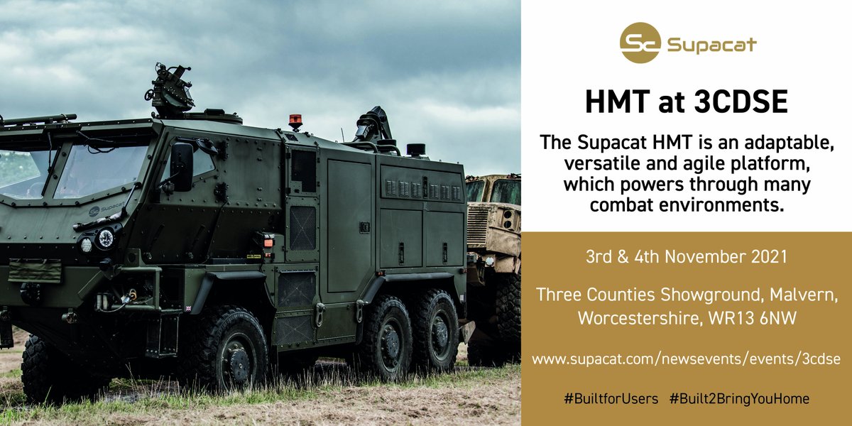 SupacatLtd's tweet photo. Our team is looking forward to presenting our High Mobility Transporter platform @3cdse We'll be outside with Exsel / @Saab
#BuiltForUsers #Built2BringYouHome
https://t.co/OLy9Ek1VN6 https://t.co/BdhJETf1uK