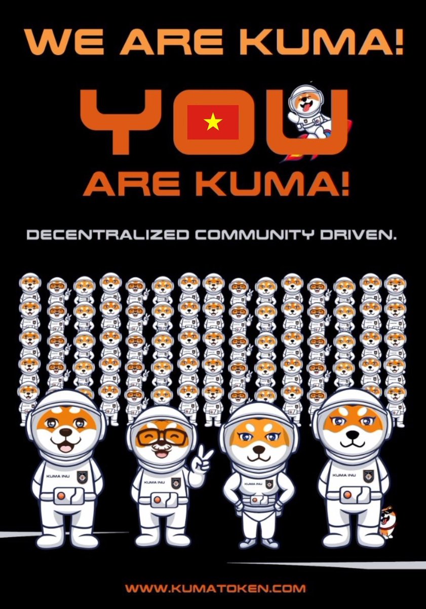 dcr1d3r_dc's tweet photo. $KUMA #KUMA
$SHIB $LEASH #LEASHTOKEN

You can buy $KUMA on Hotbit, BKEX, ZT Exchange, Uniswap, Paraswap, fibswap, Rubic, 0x protocol and many more soon!!! https://t.co/einAHcYmrU https://t.co/7UO2SBYCWH