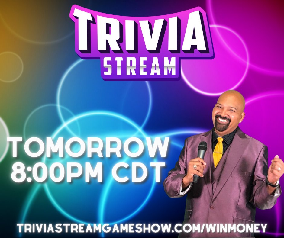 We've got another $300 in Amazon gift codes to give away during tomorrow's show, so don't miss it!

Register: triviastreamgameshow.com/winmoney

Follow us on Twitch: twitch.tv/triviastreamga…