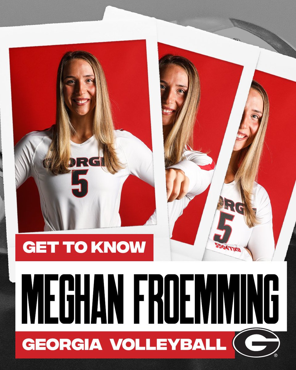 UGAVolleyball's tweet photo. Junior Meghan Froemming had a fun quick chat with @FriersonFiles last week. She showed off her nails 💅🏼, disclosed her favorite Halloween candy, and discussed her 10-year plan. 

🗂 https://t.co/d1O8evvMbr

#GROW | #GoDawgs https://t.co/noR3C6kdFI