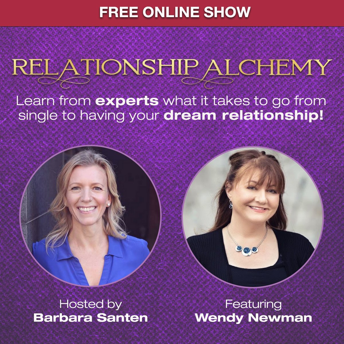 WendyNewman's tweet photo. This event is for people who want to be in a deeply satisfying, healthy, long-lasting love relationship but they just don’t know what’s in the way! Join me here: https://t.co/WR7GiKUoru https://t.co/8HN3mgGtVQ