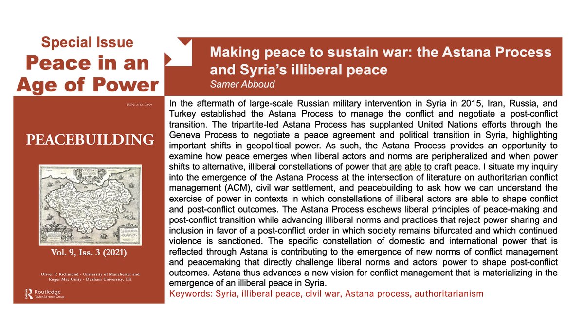 Peacebuilding Journal tweet media
