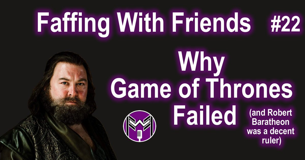 FaffingFriends's tweet photo. The Faffers DESTROY Game of Thrones with LOGIC.
Listen here: https://t.co/T21DNCjMTf

Support us on Patreon:
https://t.co/i12hSd7scR

---Our Links---
Check out our socials and other links at https://t.co/L3sjXiJ6JB​

#GameofThrones #ASOIAF #Podcast #FaffingwithFriends https://t.co/6ofdm7YzH3