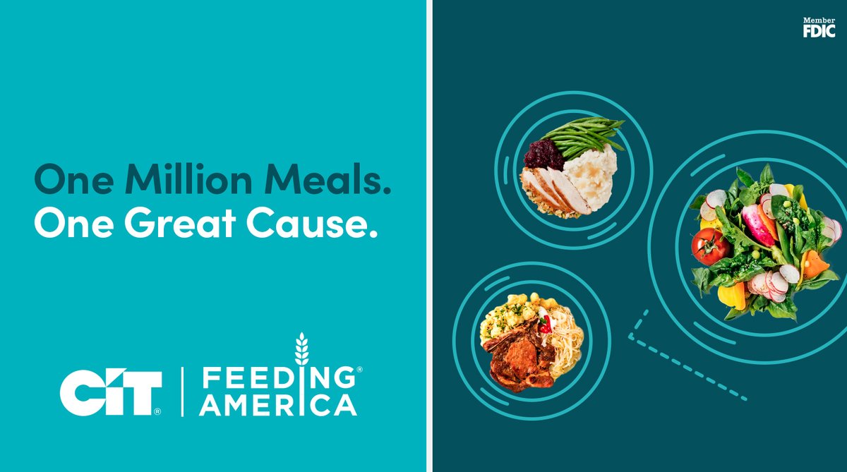 We’re partnering with <a href="/FeedingAmerica/">Feeding America</a> again this year to provide One Million Meals to people in need across the country. Find out how you can join us in the fight against hunger this holiday season. bit.ly/3w2pMIF
 #CITOneMillionMeals