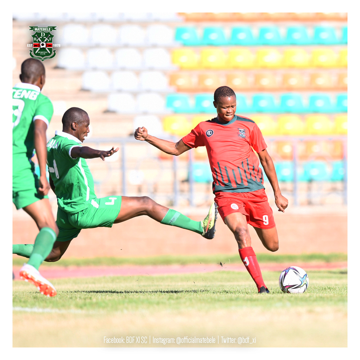 bdf_xi's tweet photo. ON DEBUT #TM09
#ThaboMetlhayotlhe marked his debut with a goal from the spot
#OfficialMatebele #TheCamoBoys https://t.co/EmPfBEjamx