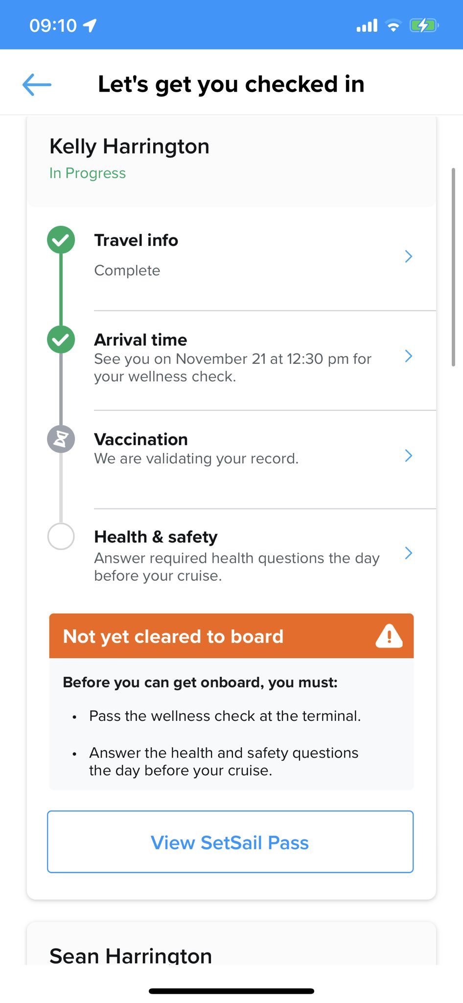 royal caribbean app health questionnaire Cathie Winston