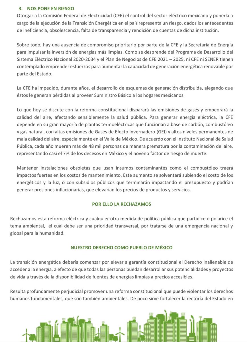 HuertoRomaVerde's tweet photo. LLAMADO CIUDADANO. nuestro derecho a un medio ambiente sano, limpio va por encima de cualquier debate entre intereses Estatales y Privados. Exijamos a nuestros legisladores corregir la #ReformaEléctrica por nuestra salud, por nuestro futuro y por la #EmergenciaClimatica presente https://t.co/QaAJc1IjhK