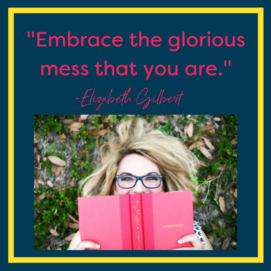 Happy National Author's Day! My list of loved authors is LONG! I love authors who inspire &amp; challenge me. Elizabeth Gilbert reminds me that there is magic in my voice, and yours too! Who are the authors that inspire you #bigmagic #nationalauthorsday #readersareleaders #read