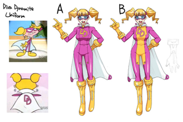 KCruzer64's tweet photo. Sometimes I love finding interesting stuff online by accident!
Check out this concept art of DeeDee from #DextersLaboratory (at least I think that's suppose to be Dee-Dee) in her #DivaDynamite costume from #CartoonNetwork's old MMO #FusionFall, I like the yellow in the middle. https://t.co/V3FbAGptFr