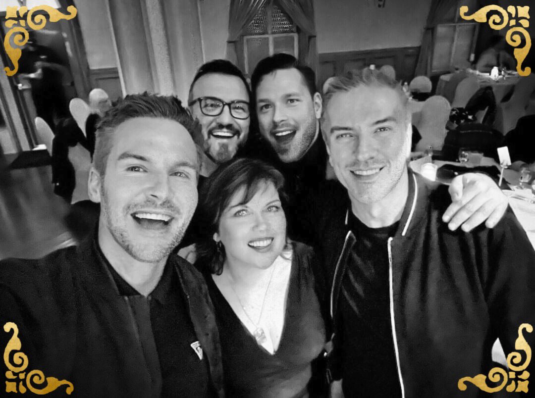 lucy_macneil's tweet photo. Some pics from the weekend…#moonlightmasquerade #capebretonchorale #colinandjustin  #unquietgrave 
#sacredheartdowntown https://t.co/1CSN5H3ki0