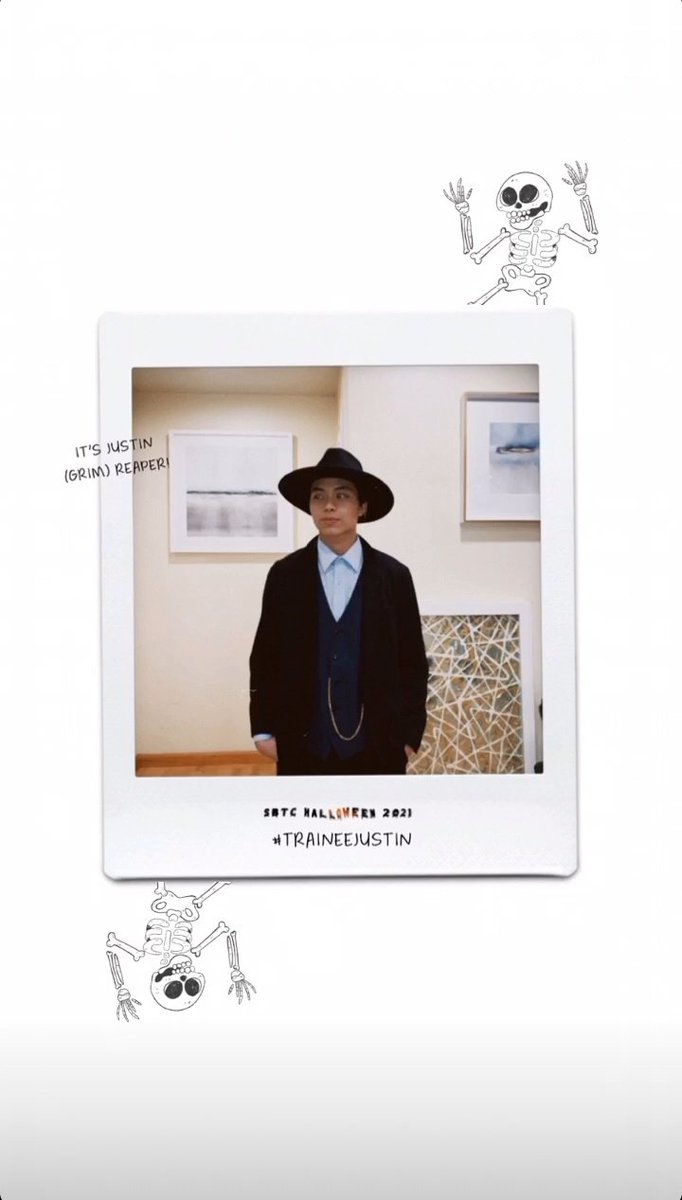 dreamsnotdenied's tweet photo. #SBTalentCamp Instagram Story Update of #TraineeJustin as the Grim Reaper from the K-Drama "Goblin"!
Trainees PhotoTreats
#SBTCHalloweenAyuda
#AcadeMissions https://t.co/m8NSlFtox3