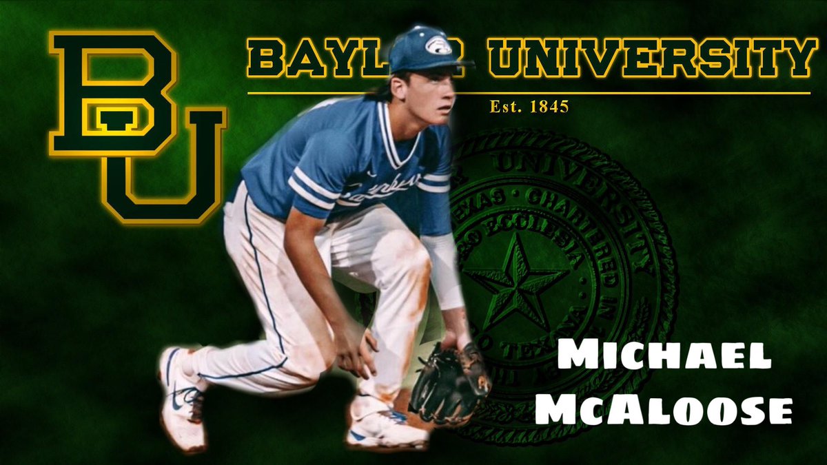 Huge Congrats to <a href="/OrlandoScorps/">Scorpions Baseball</a> <a href="/michaelmcaloose/">Michael McAloose</a> on committing to <a href="/BaylorBaseball/">Baylor Baseball</a>