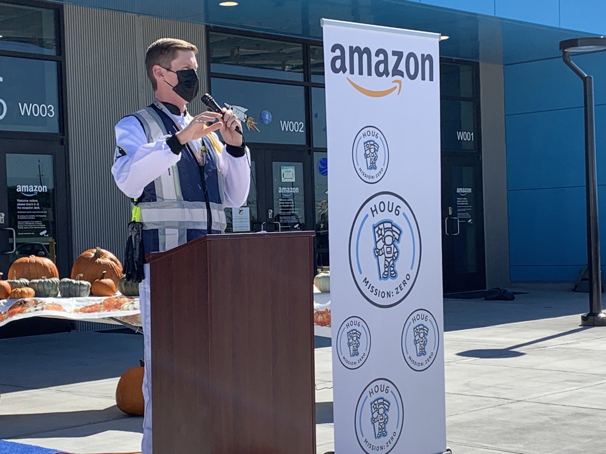 KenRDemerchant's tweet photo. Congratulations to Amazon HOU 06 on the grand opening of their new in Richmond TX. Excited for the thousands of jobs it will bring to Fort Bend County. @amazon @FortBendCounty #amazon #fortbend https://t.co/AWgJrBPiZp