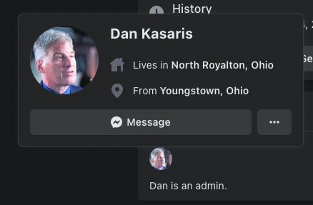 bzdug's tweet photo. Kasaris has gone on to have a very successful career. 

Not only is he an assistant state attorney general, but he is currently running for the Ward 6 city council seat in North Royalton, Ohio. 

(He's also admin of the largest FB group I could find for that city) https://t.co/Fffc2eGyeO
