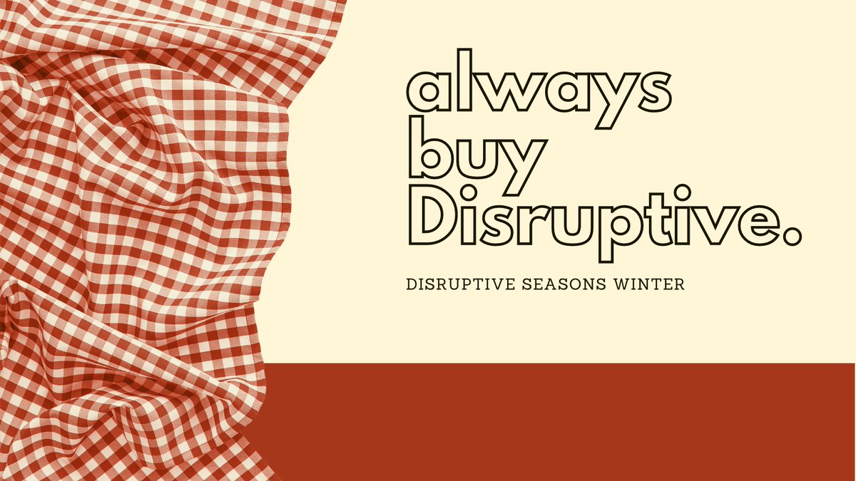 🎅🎄 Christmas is coming to 1950's New York City! Check out Disruptive Seasons Winter 2021🎄🎅 

Head over to learn more, save your seat or even become a speaker!

disruptive.live/virtual-events…