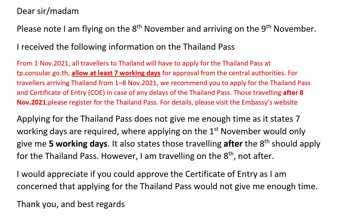 reaveley's tweet photo. @lynne_zi Hi Lynne, I was in the same boat and got rejected of the CoE. However, I applied again and added this document to the ticket section and they granted me a CoE yesterday. May be worth you trying the same https://t.co/YODwupFemd