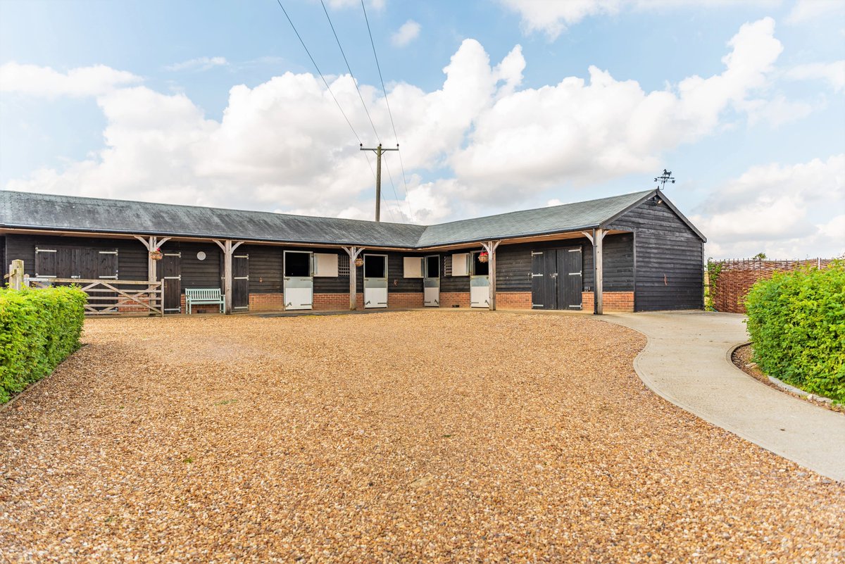 Property of the Week - Nine Ashes is a detached four bedroom, four bathroom former farmhouse with equestrian facilities and landscaped gardens and paddocks of approximately 4.25 acres in a rural position in Stagsden, Bedfordshire. Click for more details ow.ly/VQFZ50GCc5i