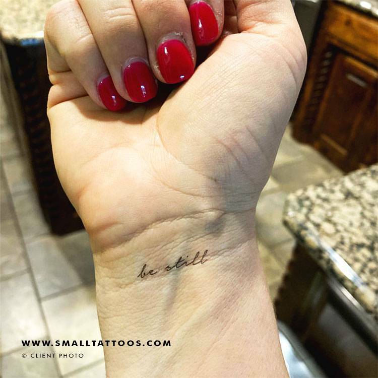 temporaryst's tweet photo. ‘Be still’ temporary tattoo, get it here ► https://t.co/D1xkbZcwN5 https://t.co/B6Ug2b2f4V