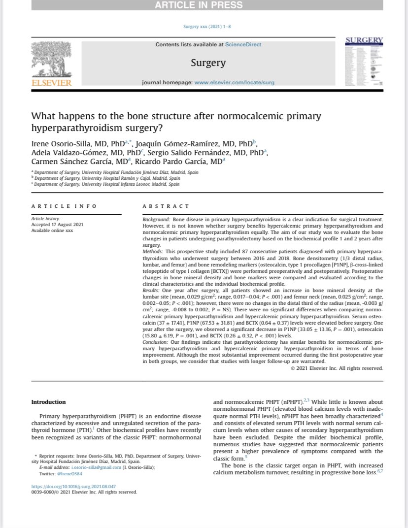 Joaquín GómezRamírez (@joaquin_gom) on Twitter photo Congratulations to Dra <a href="/IreneOS84/">Irene</a> , reward for the effort that we started years ago.Great Job! <a href="/SurgJournal/">SURGERY Journal</a> <a href="/juliomayol/">Julio Mayol</a> <a href="/BalibreaJose/">Jose M. Balibrea MD, PhD, FACS</a> <a href="/CirEnd_AEC/">CirugíaEndocrina-AEC</a> <a href="/sociedadSEEN/">Sociedad SEEN</a> <a href="/oseoseen/">GT Metab Óseo SEEN</a> @adelavaldazo <a href="/mc_berdonces/">Dra. María Cortés Berdonces</a> <a href="/SalidoSergio/">Sergio Salido</a> sciencedirect.com/science/articl… Congratulations to Dra <a href="/IreneOS84/">Irene</a> , reward for the effort that we started years ago.Great Job! <a href="/SurgJournal/">SURGERY Journal</a> <a href="/juliomayol/">Julio Mayol</a> <a href="/BalibreaJose/">Jose M. Balibrea MD, PhD, FACS</a> <a href="/CirEnd_AEC/">CirugíaEndocrina-AEC</a> <a href="/sociedadSEEN/">Sociedad SEEN</a> <a href="/oseoseen/">GT Metab Óseo SEEN</a> @adelavaldazo <a href="/mc_berdonces/">Dra. María Cortés Berdonces</a> <a href="/SalidoSergio/">Sergio Salido</a> sciencedirect.com/science/articl…