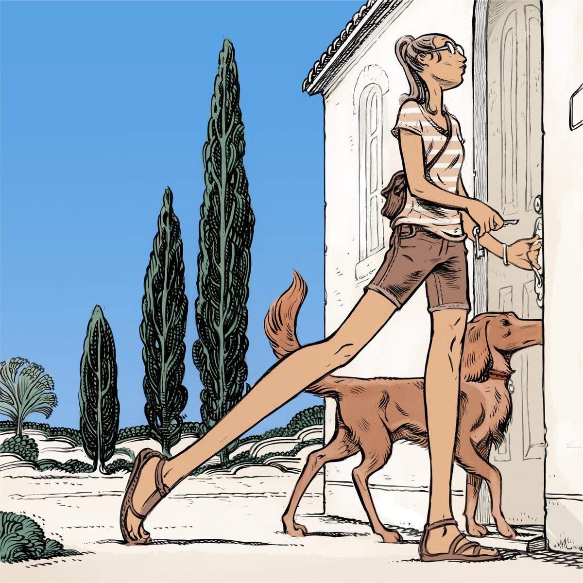 NeuronTrees's tweet image. Sorry I&apos;m late! I was at home sitting down.

I was house sitting for myself.