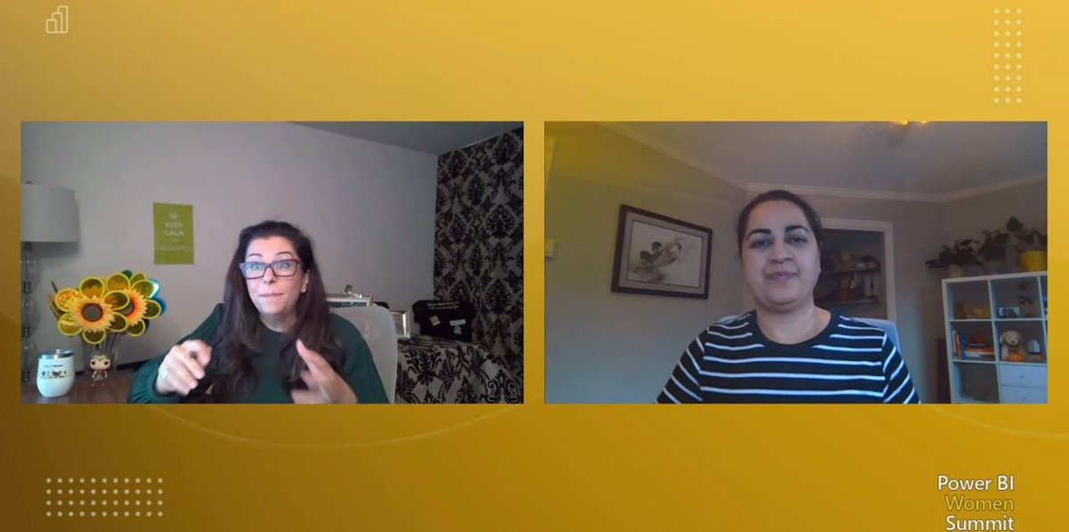 #PowerBIWomen Summit with <a href="/MS_KellyKaye/">Kelly Kaye (She/Her)</a> &amp; <a href="/trulyRu/">Rupali Jain</a> <a href="/MSPowerBI/">Microsoft Power BI</a> <a href="/MSPowerQuery/">Microsoft Power Query</a> #WIT #PowerBIFamily 👏👍🤗🤩
#PowerBICommunity  Join us !!!
docs.microsoft.com/en-us/learn/tv