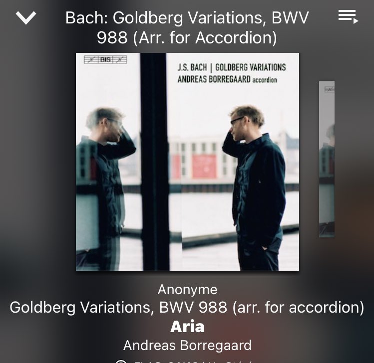 Vincent Guillemin (@vtguillemin) on Twitter photo Magique mardi dernier dans l’œuvre de @philipvenables, My favorite piece is the Goldberg Variations, <a href="/a_borregaard/">Andreas Borregaard</a> a également enregistré cette superbe transcription de l’œuvre de #Bach pour accordéon.
Et qu’on ne s’y trompe pas : l’instrument s’y accorde parfaitement! 🎵 Magique mardi dernier dans l’œuvre de @philipvenables, My favorite piece is the Goldberg Variations, <a href="/a_borregaard/">Andreas Borregaard</a> a également enregistré cette superbe transcription de l’œuvre de #Bach pour accordéon.
Et qu’on ne s’y trompe pas : l’instrument s’y accorde parfaitement! 🎵