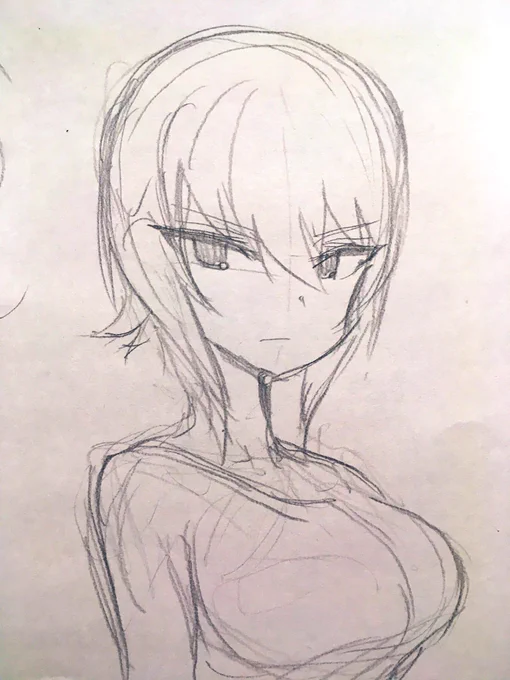 漫画描く能力をマジで失っているので落書きだけでも見てくれへんか 
