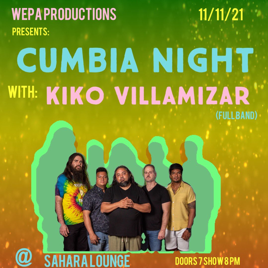 I am throwing this monthly Cumbia party!!!!
It’s the second Thursday of every month. 
Next one is 1111. 
Come shake what your mama gay ya! 
We’re playing new songs from my upcoming album :#todoelmundo #iloveyouindaface