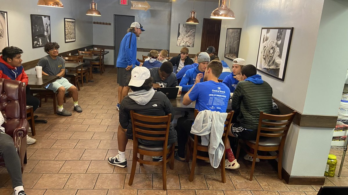 Thank you <a href="/coffeezone/">yaniscoffeezone</a> for providing the team breakfast this morning! 🍳☕️

What better way to prepare for tonight?!  Starting the day off right with the most important meal of the day!! ⚽️💙