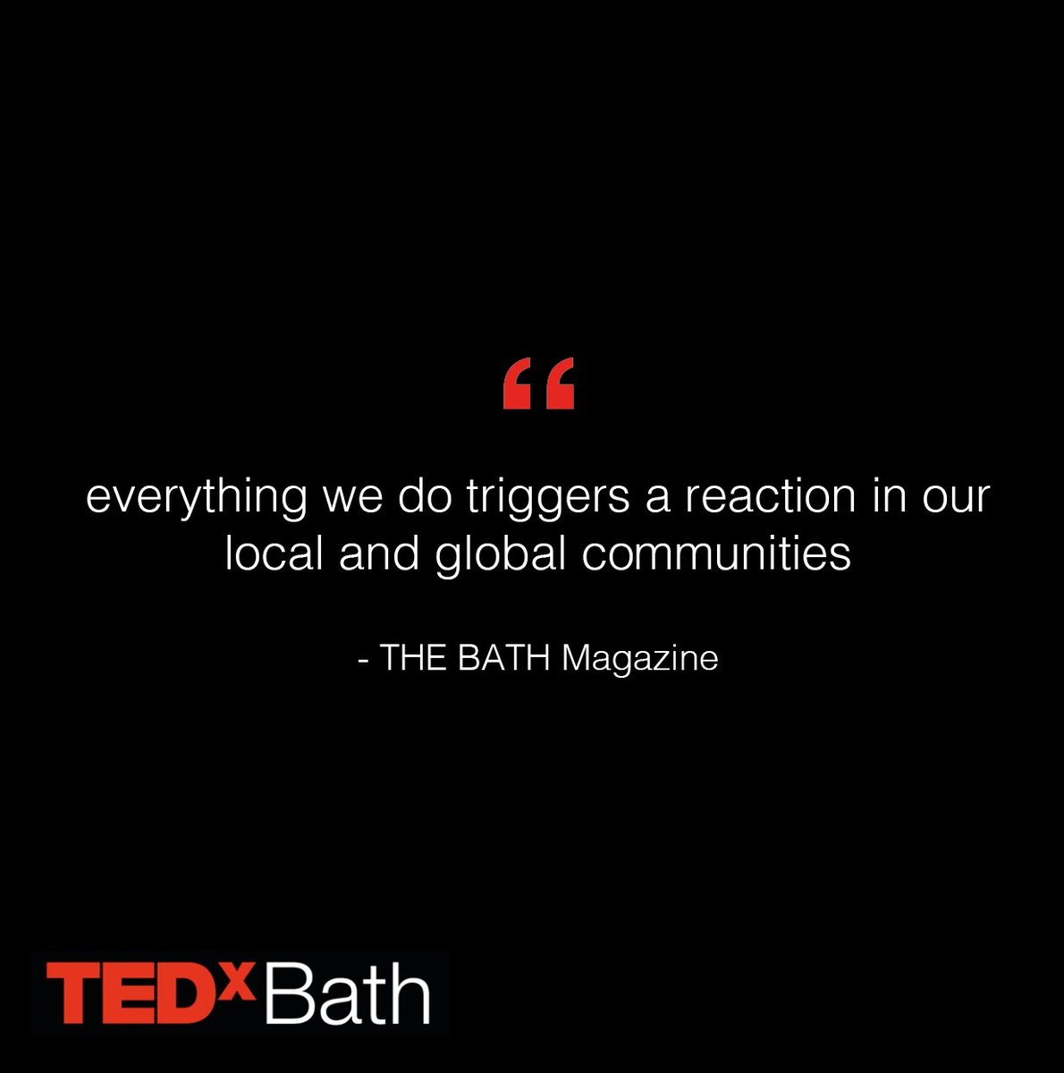 tedxbath2023's tweet photo. With #COP26Glasgow underway, it's important to consider how our actions trigger reactions both locally and globally? 🌎 

#Interconnected2021 has some of the answers.

Get your tickets below:
https://t.co/s8DrDRMLBx https://t.co/dJs0icmUEF