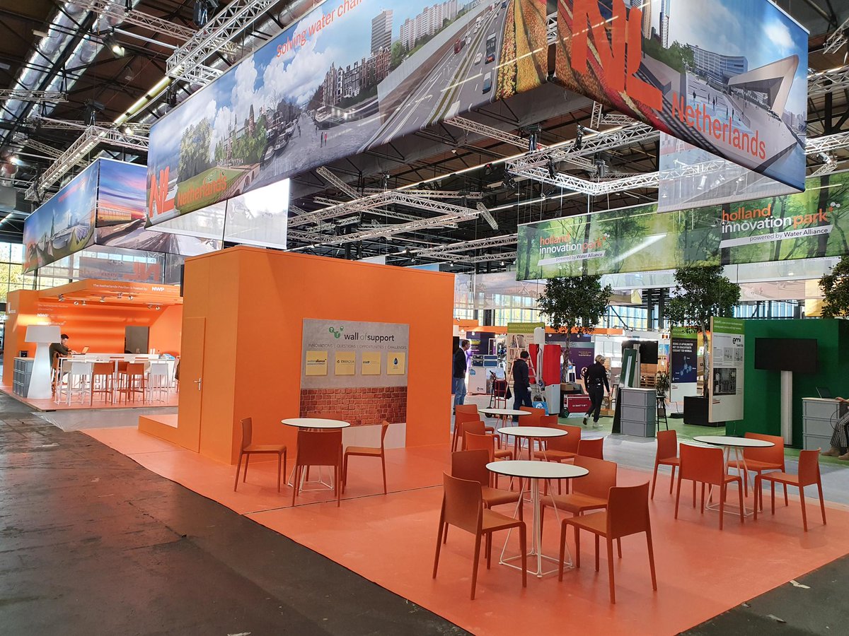 nwpnederland's tweet photo. Working hard to get everything ready for the start of @Aquatech Amsterdam tomorrow! See you at the #NetherlandsPavilion Hall 5, 05.280. @NWPNederland @Envaqua @WaterAlliance #DutchWaterSector #PartnersforWater.
News and updates: https://t.co/bFmkEsYcZt https://t.co/1BgWwy4xP7