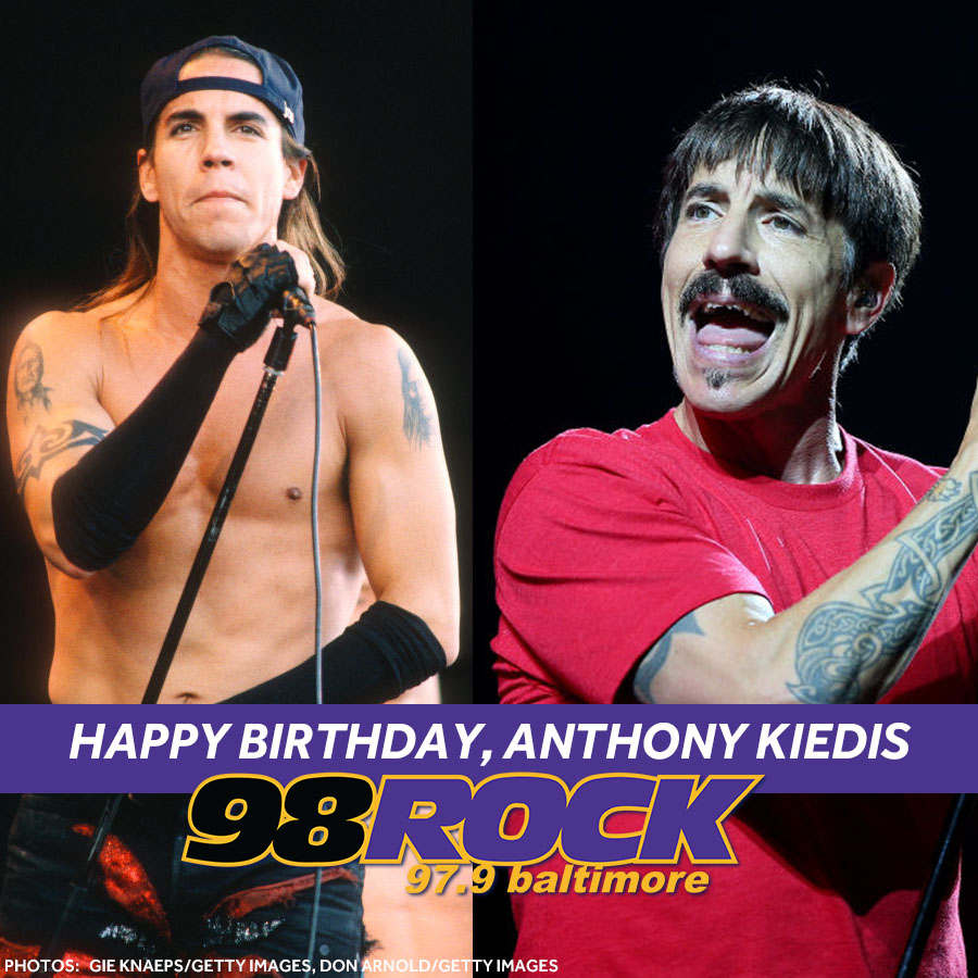 Happy 59th birthday to Anthony Kiedis of the Red Hot Chili Peppers!   
