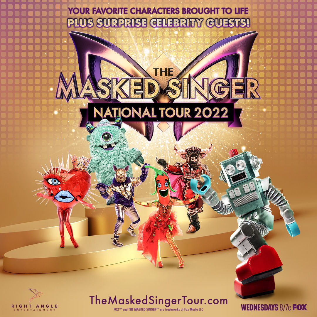 MaskedSingerFOX's tweet image. Have you heard the news? #TheMaskedSinger National Tour is coming to a city near you in 2022! Tickets go on sale Wednesday, Nov. 3 at 8pm ET/5pm PT and pre-sales are happening NOW. 

Go to TheMaskedSingerTour.com for more info to get your tickets FIRST! #MaskedSingerTour