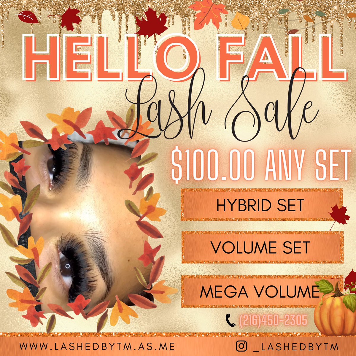 lasshedbytm's tweet photo. Las Vegas Lash Sale! 🤍🧡

$100.00 ANY SET!!
• Hybrid Full Set
• Full Volume Set
• Full Mega Volume Set

IG:_lashedbytm
https://t.co/L8QY9KvWCz to BOOK🦃
#BlackOwnedBusiness #lasvegas #lasvegaslashes #lasvegaslashextensions #lasvegaslashtech #vegaslashes #vegas #lasvegasstrip https://t.co/T3k62WXaJH