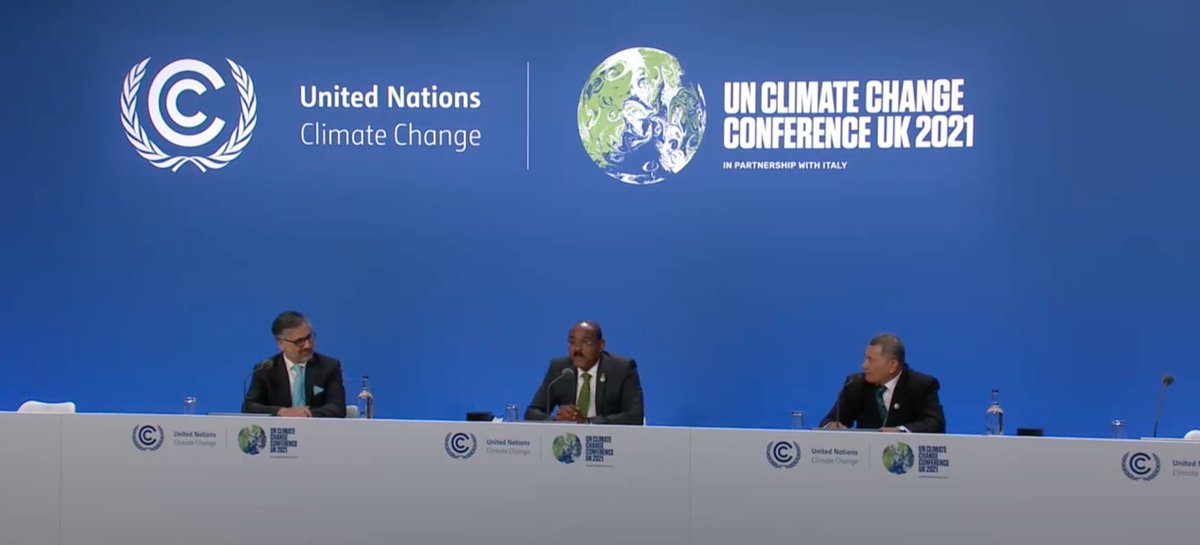 duycks's tweet photo. 🔥LEADERSHIP: Antigua &amp; Barbuda and Tuvalu announce at #COP26 launch of new Commission to explore legal options to leverage #PolluterPays principle for #LossAndDamage finance 
👏Congratulations to Prime Ministers 🇦🇬@gastonbrowne &amp; 🇹🇻@TuvaluPM
⏯️Watch: https://t.co/sWySDvA52e https://t.co/nbmhAc8mKD