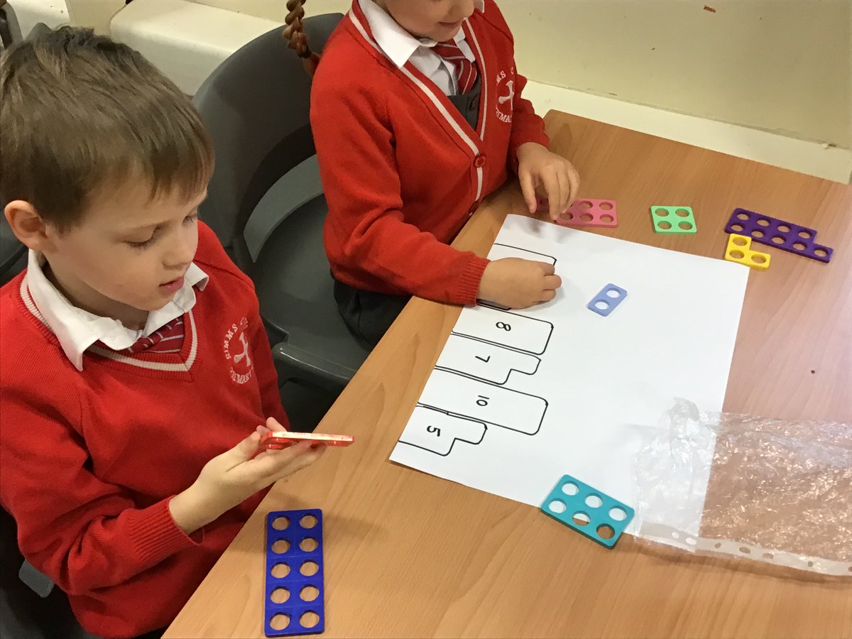KingswayPAYear1's tweet photo. Year 1 have been using Numicon to help with using the language of subtraction. Well done everyone.
#SimmsCrossMaths @First4maths https://t.co/11DHAlLEre