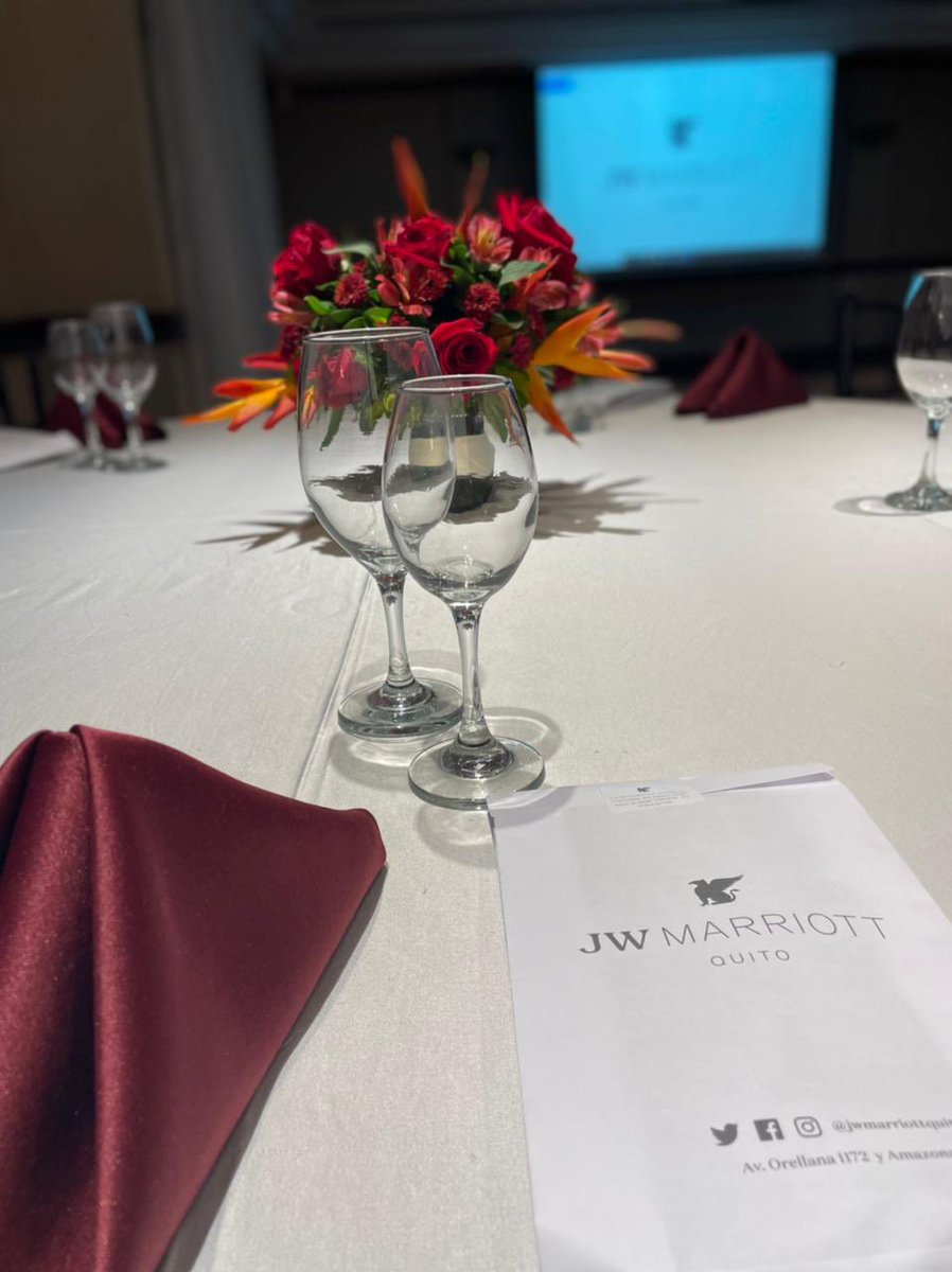 JWMarriottQuito's tweet photo. Hacemos de tus eventos inolvidables.

Información: 099 970 6241 

#JWMarriottQuito #Quito #eventosquito #events https://t.co/gqop6Ig01L