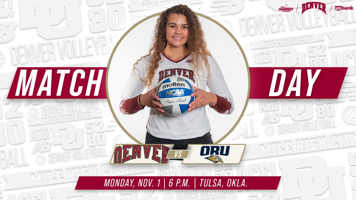 DU_Volleyball's tweet image. 𝙈𝙊𝙉𝘿𝘼𝙔 𝙉𝙄𝙂𝙃𝙏 𝙎𝙋𝙀𝘾𝙄𝘼𝙇

🆚 Oral Roberts
🕕 6 p.m. MT
📍 Tulsa, Okla.
💻 j.mp/3w3dAr8
📊 j.mp/3pXyFC3

#PioneerTogether