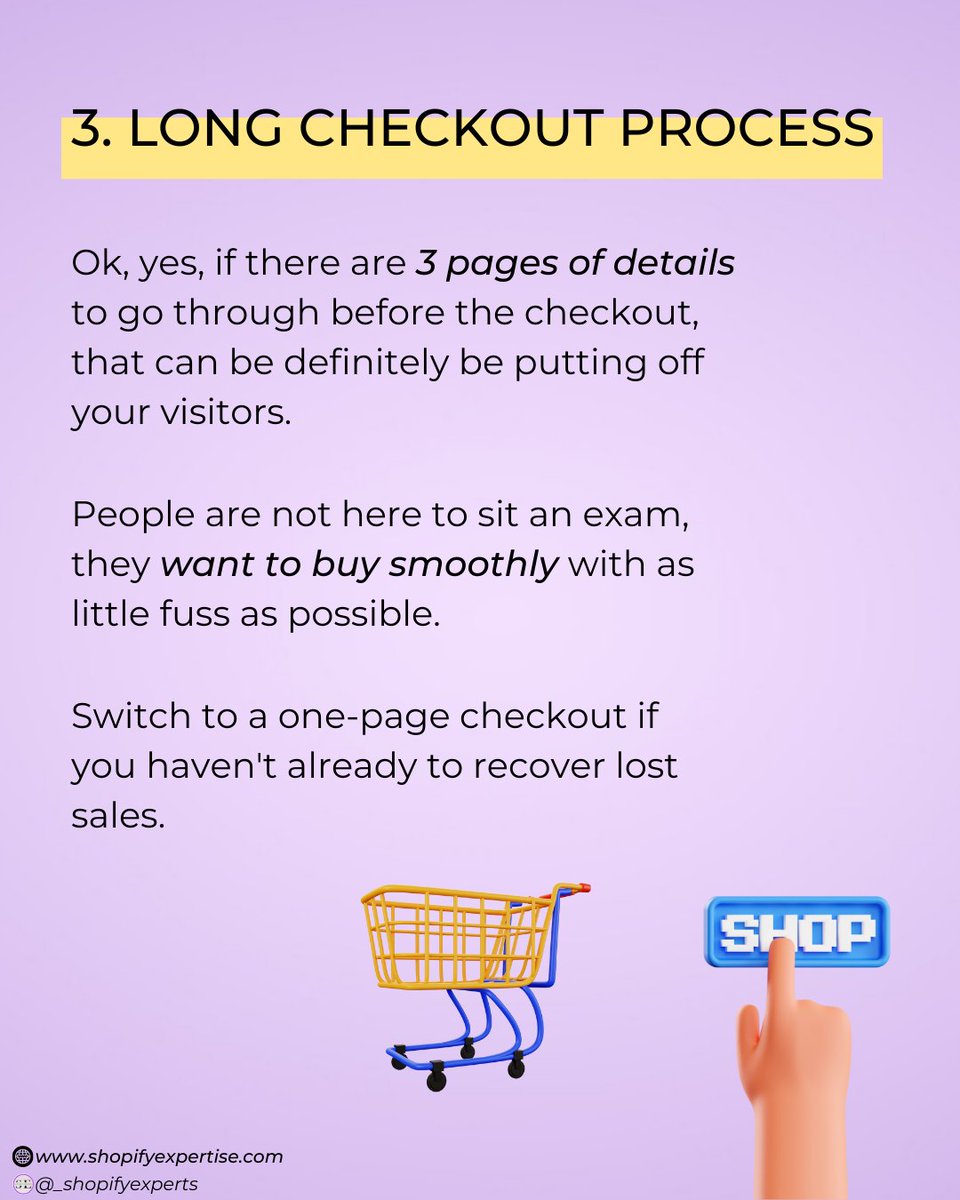 _shopifyexperts's tweet image. 3 Reason&apos;s Why People Abandon Carts

#ecommerce 
#ecommercewebsite